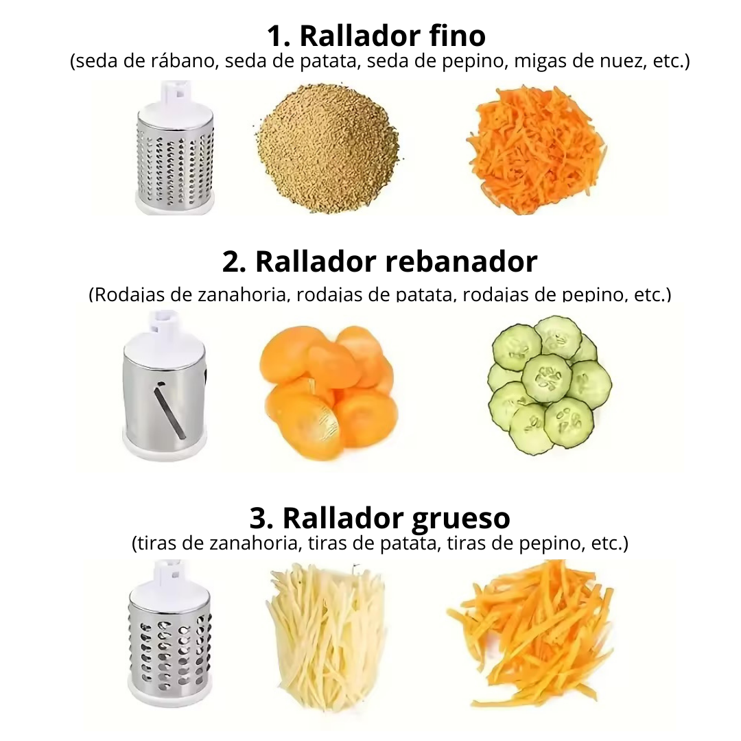 Molino Rallador Multiuso ¡Simplifica tu vida en la cocina!