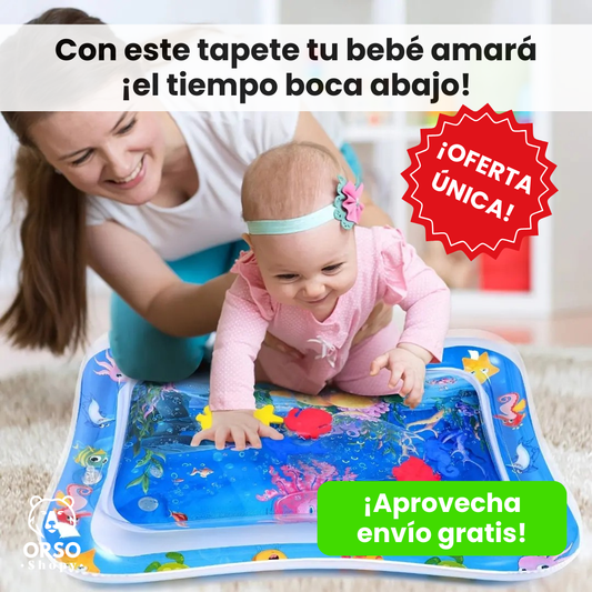 Tapete de agua sensorial ¡Tu bebé lo amará!